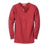 Mens Shirt Jersey Long Sleeve Red