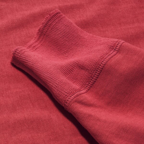 Heren-T-shirt van jersey met lange mouwen Red, close-up