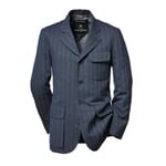 Nigel Cabourn Herrenjackett Baumwolle Blau-Graumeliert