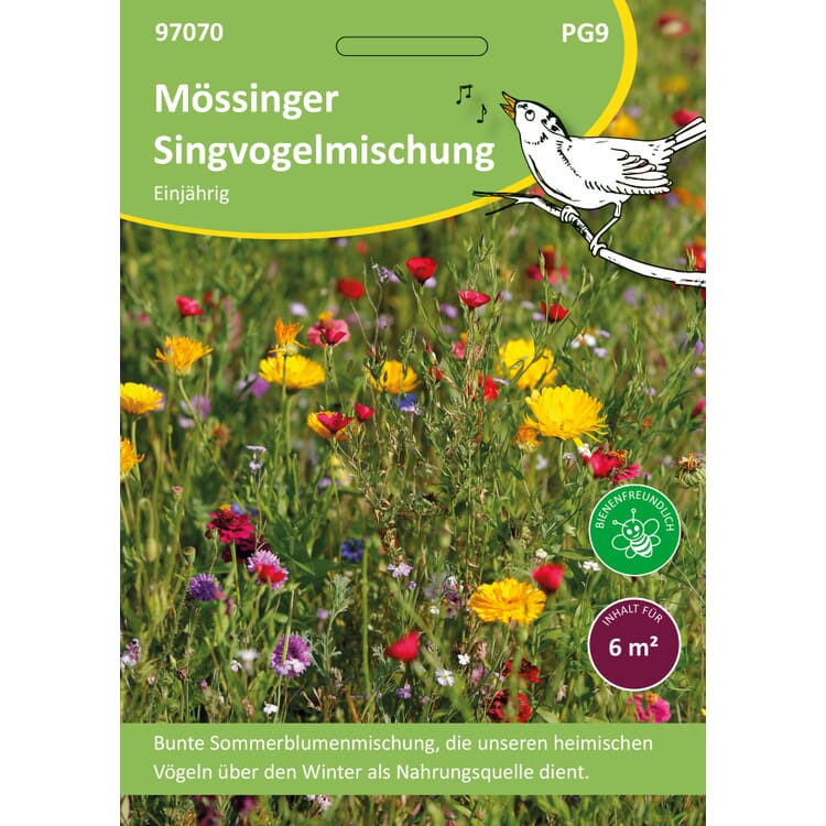 Graines de fleurs 'Mössinger Singvogelmischung' (mélange d'oiseaux chanteurs)