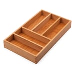 Beech Wood Cutlery Organizer" Narrow