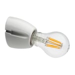 Wand- en plafondlamp Blank Twee, schuin Wit