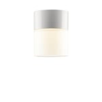 Cilindro per luce a parete e a soffitto Due Bianco/opaco
