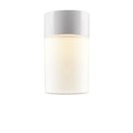 Wall and Ceiling Light Cylinder No. Three White/Frosted