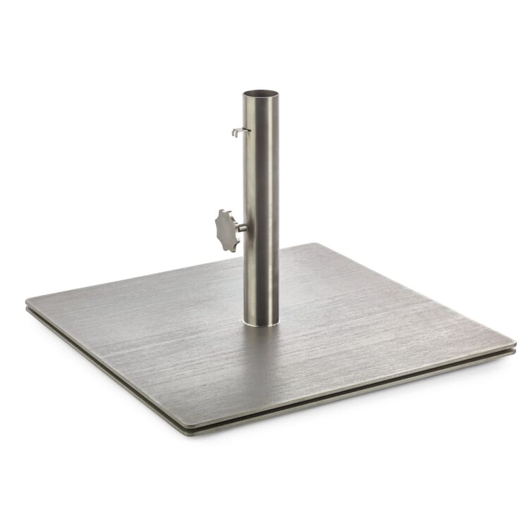 Parasolfod i rustfrit stål