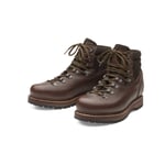 Bota de montaña para hombre de piel de yak Marrón oscuro