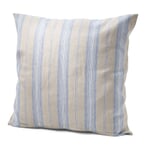 Pillow Case Made of Linen Blue Striped 80 × 78 cm