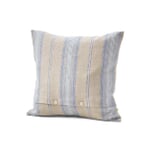 Funda de almohada de lino a rayas Raya azul 40 × 40 cm