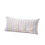 Pillow Case Made of Linen Red and Blue Striped 40 × 78 cm