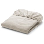 Fitted sheet linen Natural 100 × 200 cm