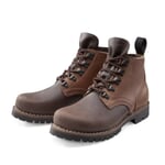 Bertl Russia Leather Work Boots Brown