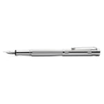 Stylo plume Waldmann argent sterling Guilloche à grains F