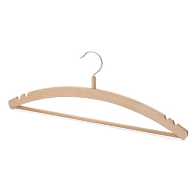 3 Clothes Hangers With A Wooden Bar, Wooden Hangers Sports Direct