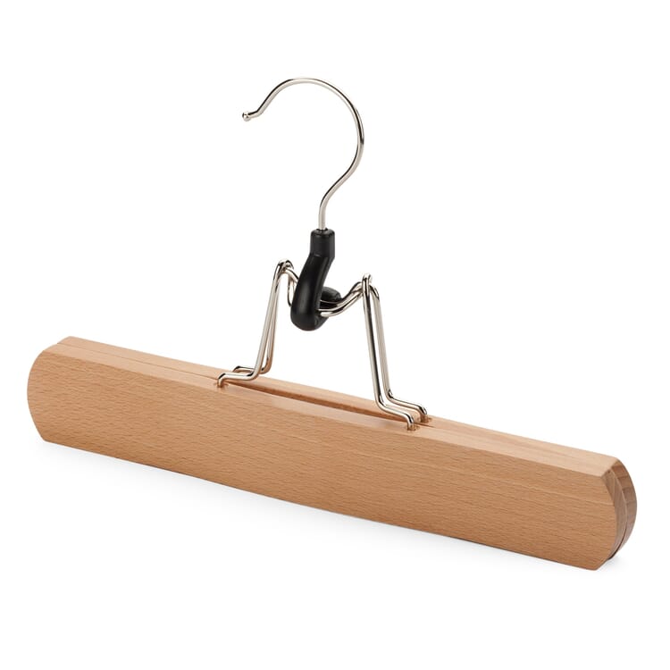 Trousers Hanger with Clamping Mechanism