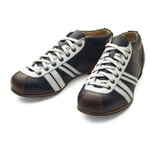 Leather sports shoe Dark blue