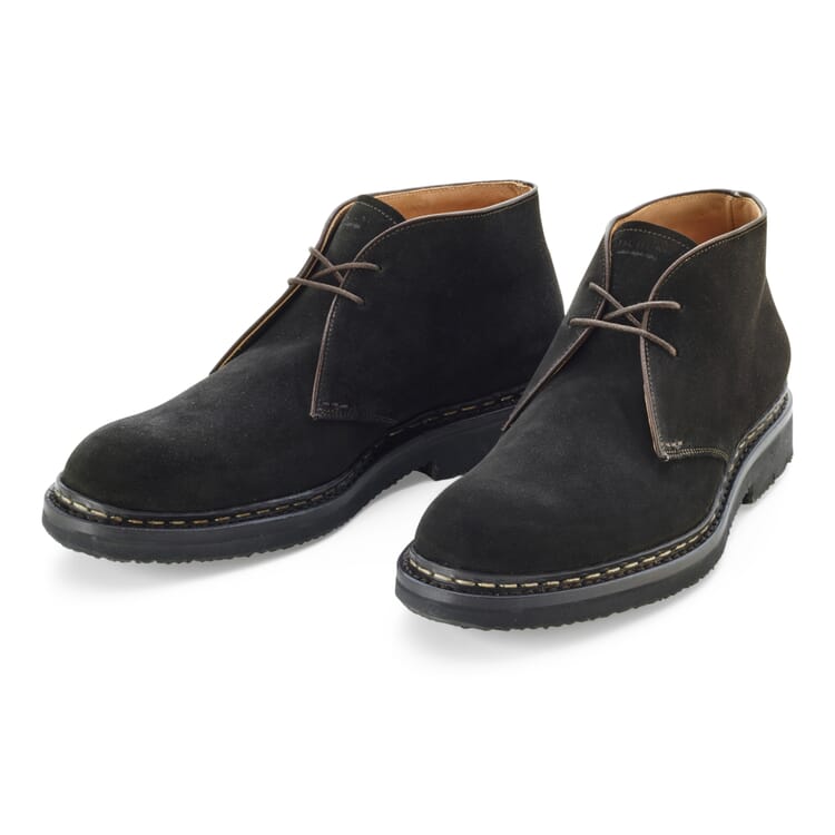 Ruskindssko til mænd, Dark brown