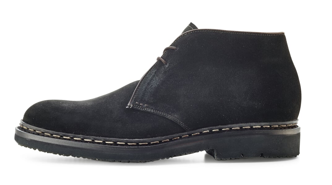 Herrenschuh Veloursleder Dunkelbraun