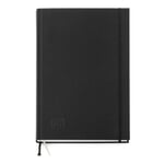 Memo Book with Cardboard and Linen Cover A4 Black