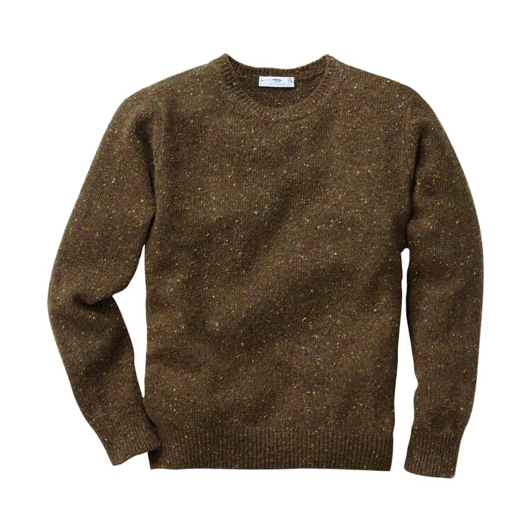 INIS MEÁIN Aran Cable-Knit Cashmere Sweater for Men