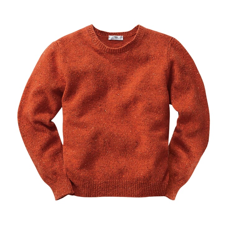 Men’s Donegal Sweater, Orange