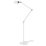 Lampe de sol Tonone acier et aluminium Blanc