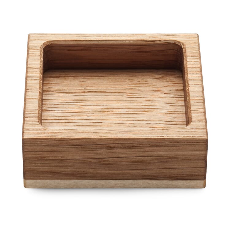 Utensil tray oak and maple, Square