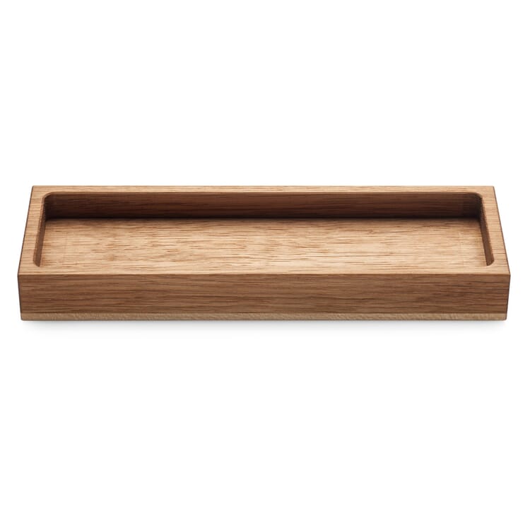 Tray for Desktop Accessories Oak and Maple Wood, Rectangular
