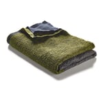 Waffle Piqué Towel Lyocell Linen Anthracite-Yellow Shower Towel