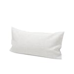 Pillow Case Made of Linen White-Blue 40 × 78 cm