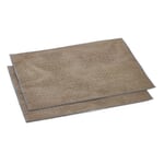 Starched Linen Placemat Light gray