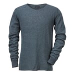 Seldom Herren-Strickshirt Blau-Grün