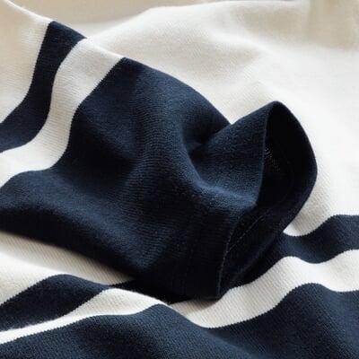 Armor Lux Homme Logo Sweatshirt Bleu