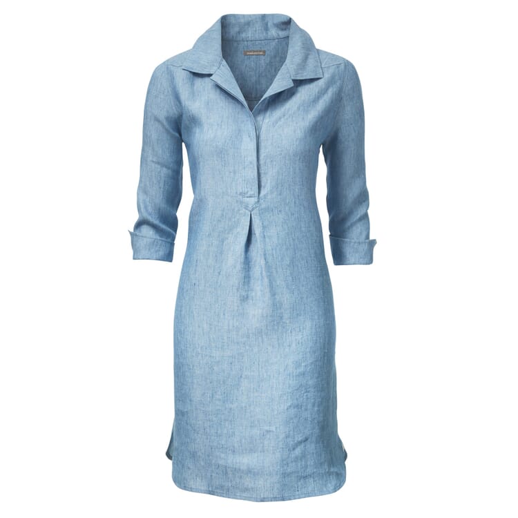 Linen dress, Light blue