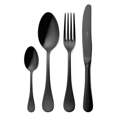 Besteck Deparis Schwarz, (4-teilig)