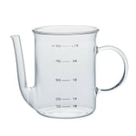 Bicchiere di misurazione in vetro borosilicato a base grassa