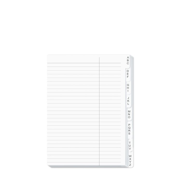 X47 Libreta de direcciones, A6