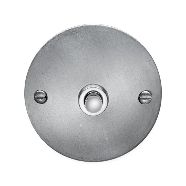 Bell button plate iron