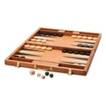 Backgammon-spel van kersenhout