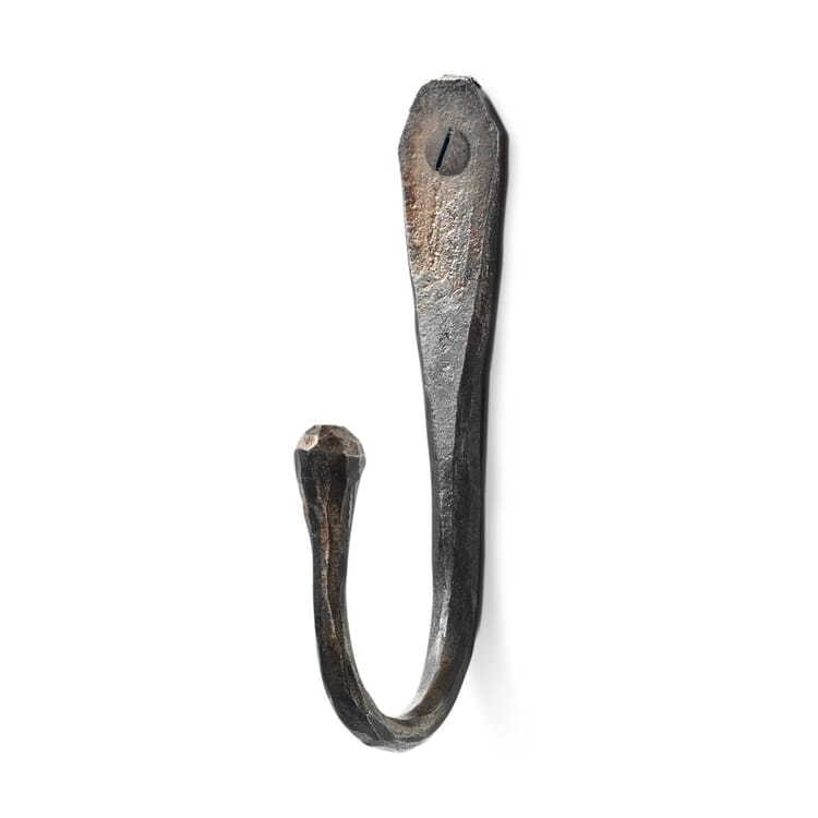 Round hook hand forged