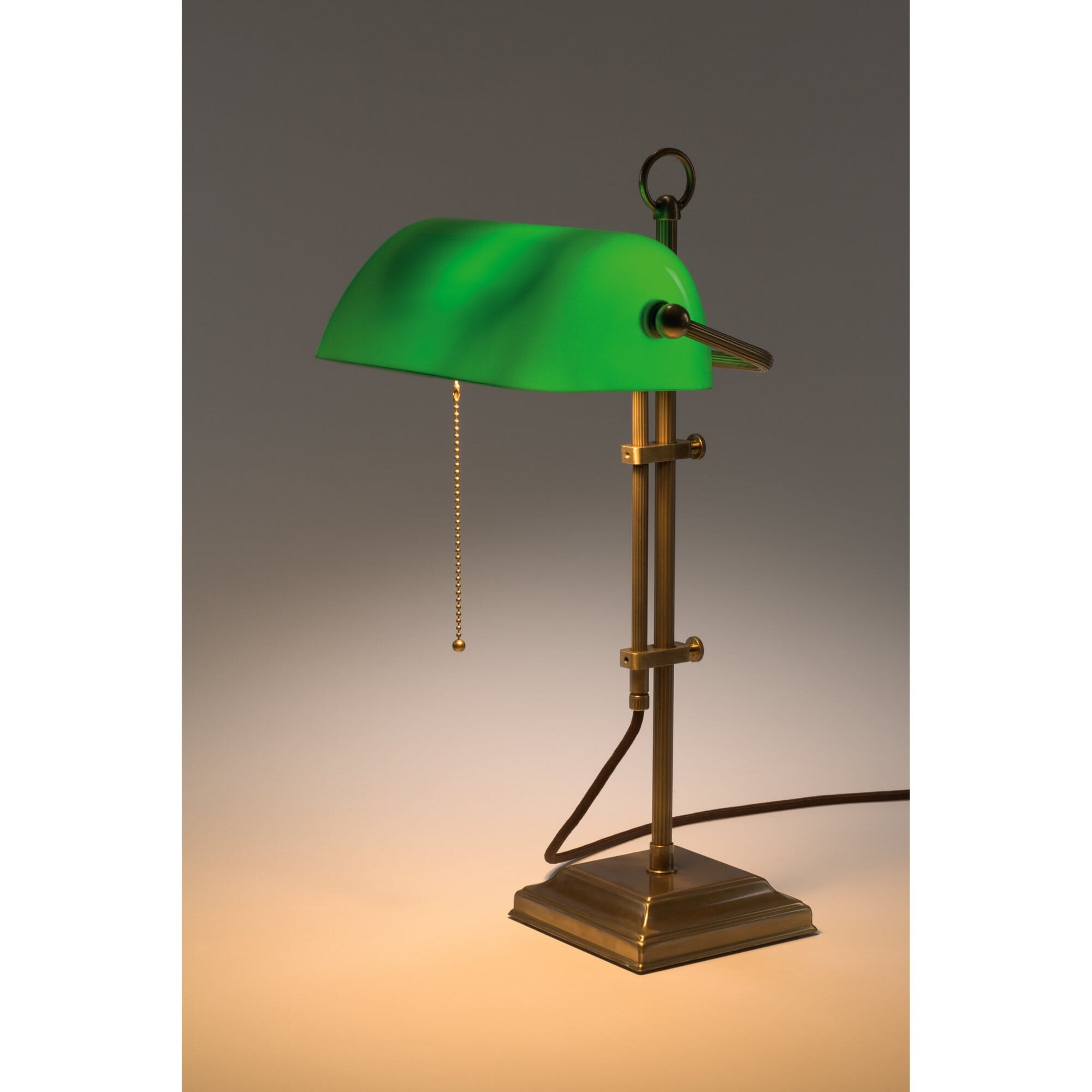 Lampenschirm für Bankerslampe Grün 22,5 cm G4070 Ersatzschirm Banker Lampe 