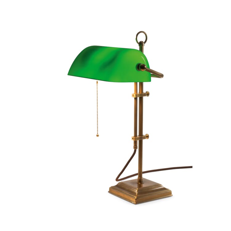 Lampe de banquier, Vert