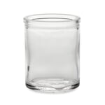 Fyrfadsglas højt Klart glas
