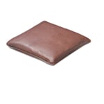 Housse de coussin en cuir d'élan 40 × 40 cm