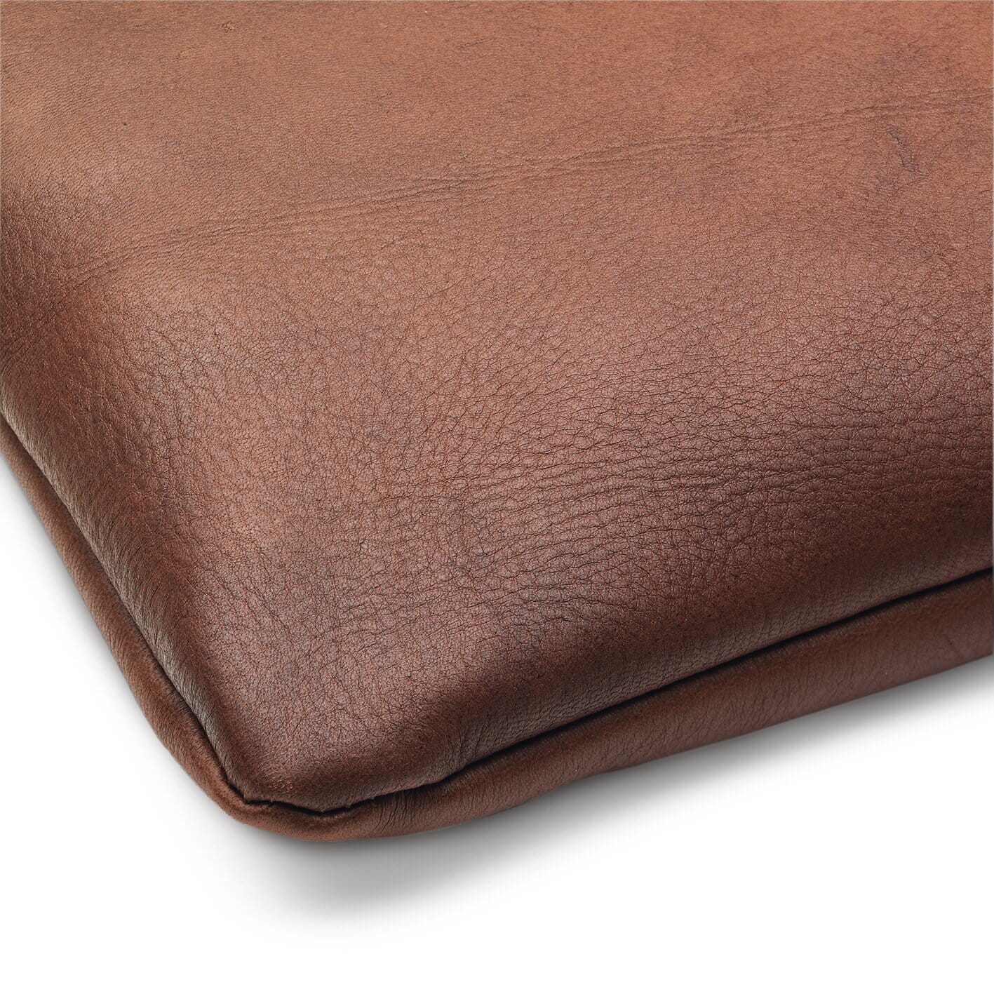 Cambiare LEATHER CUSHION 牛革 縦45cm 横45cm Cushion cover elk leather, 40 × 40 cm | Manufactum