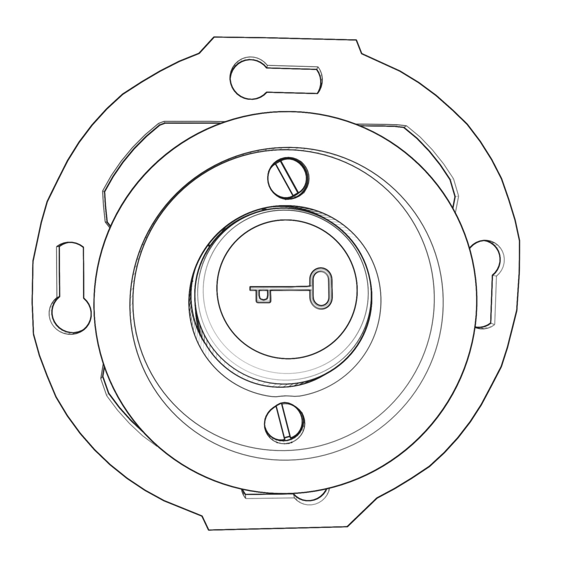 Wipptaster Klingel Zur Porzellanserie Symbol Schlussel Manufactum