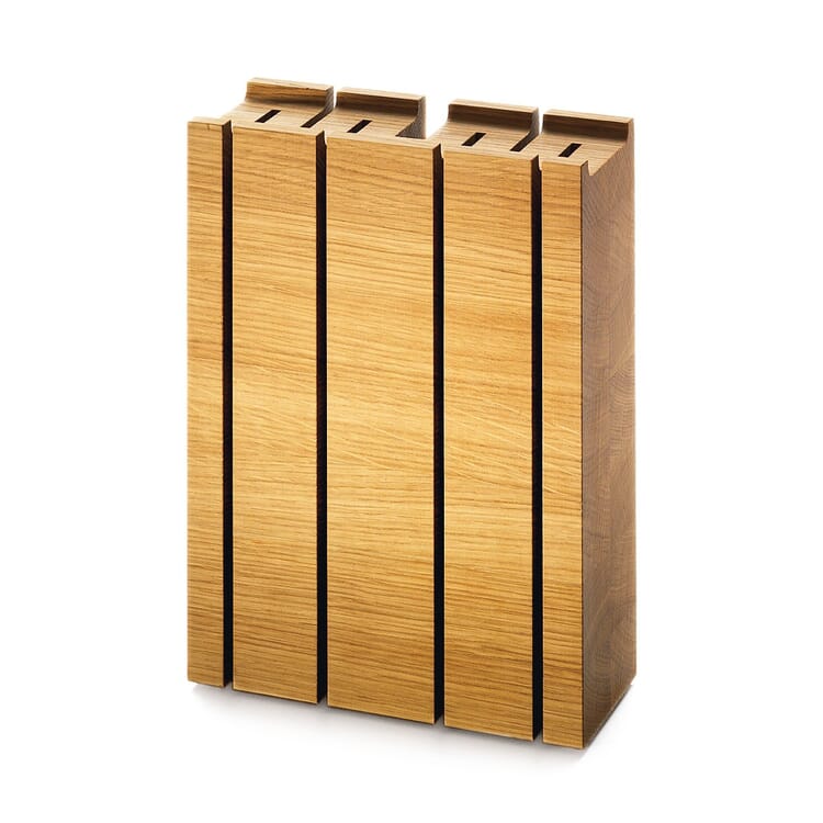 Ceppo di coltelli Mitheis in legno di quercia