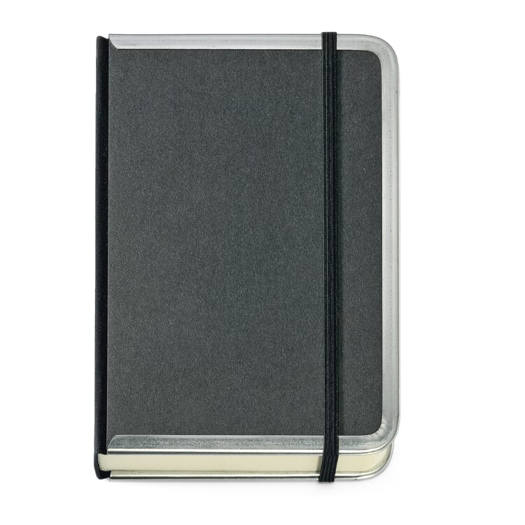 Metal-Edged Notebook B6, Blank
