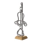 Stand With Wooden Base