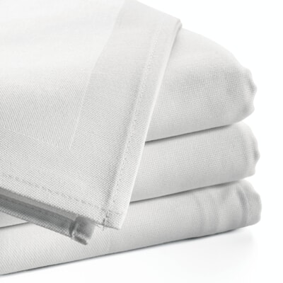 Weiße Tischdecke 280x180 Cm – Eckig, Polyester, Klassisch, Für Bankett & Gastro, NEU
