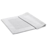 Double Pile Bathmat White 50 × 75 cm